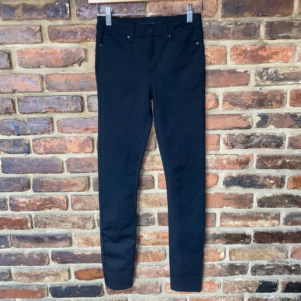 Joe's Jean Black Ponte Stretch Knit Skinny Leg Pants Girls Youth Size 16